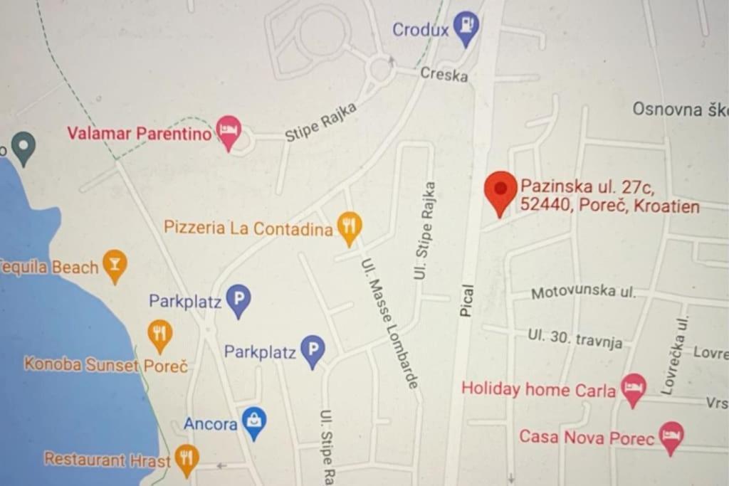 Porec, Tolle 3 Zi-Whg, Sehr Zentral, Top Zustand! Mit Internet Und W-Lan! 外观 照片